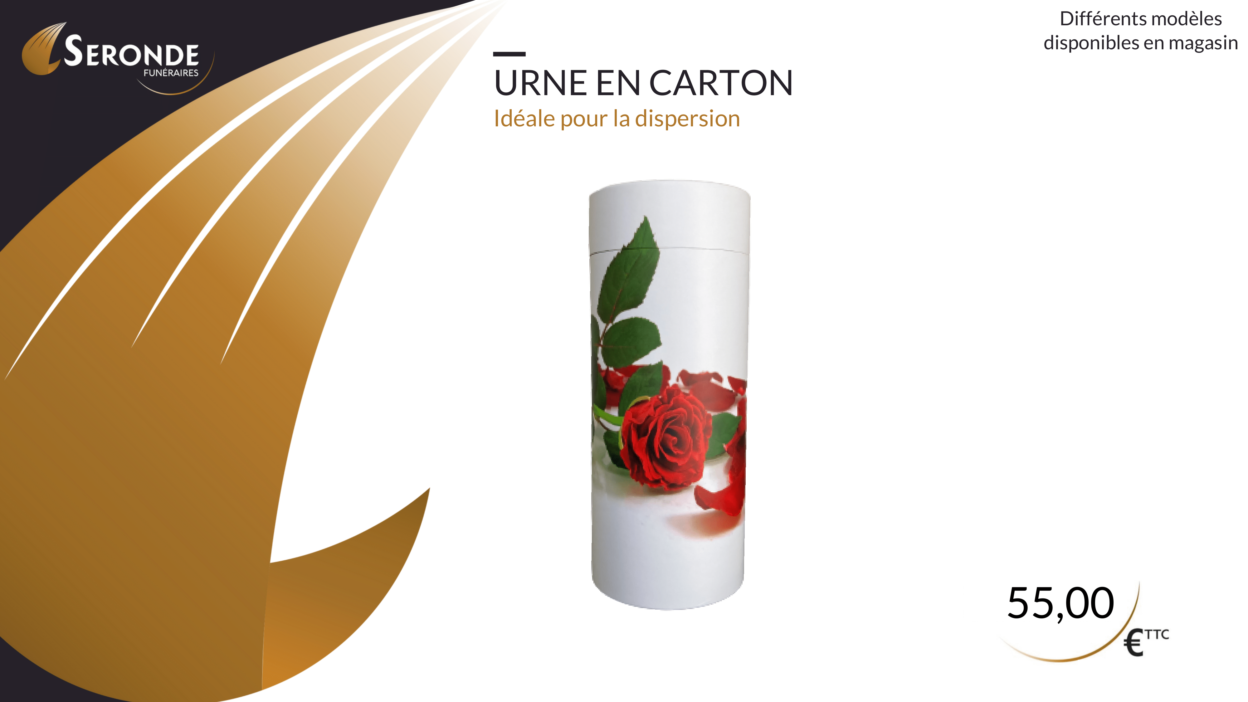 Urne en carton